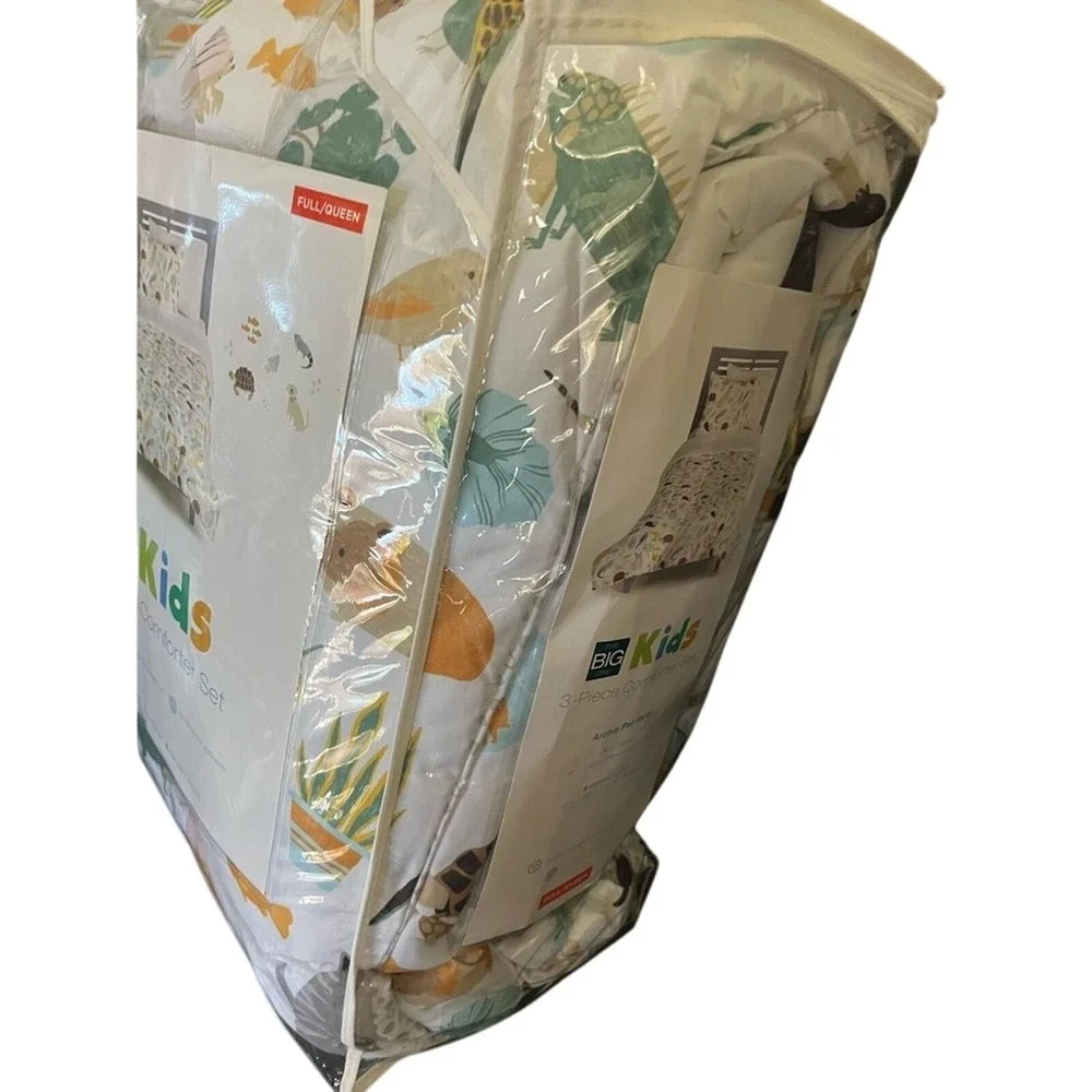 The Big One Kids 3-Piece Comforter Set SZ Full/Queen: Archie Pet Party